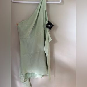 Awful asymmetrical dress